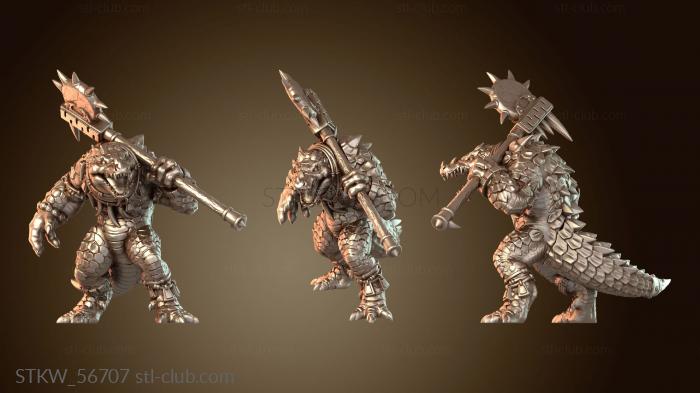 Military Древние ящерообразные аллигаторы