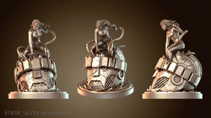 Military Дикая Девушка С Роботом