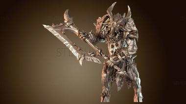 3D модель Дикий рейдер дикарь (STL)