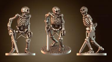 3D модель Скелеты Сетти Скелет Бета Меч Скелли (STL)