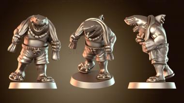 3D модель Парень-акула (STL)