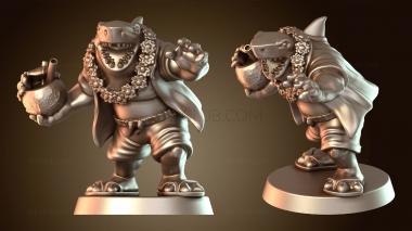 3D модель Акула-парень ужасающий (STL)