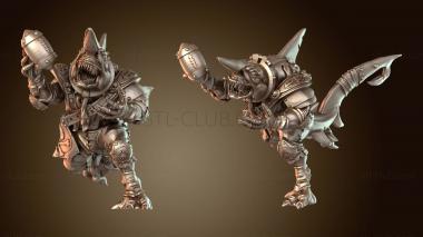 3D модель Кама «Акула-ящерица» (STL)