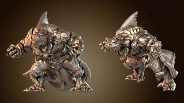 3D модель Акула-ящерица kroxishark (STL)