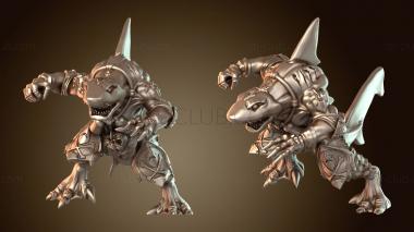 3D модель Акула Ящерица Леопард (STL)