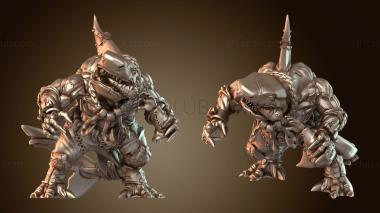 3D модель Акула-ящерица saurio (STL)