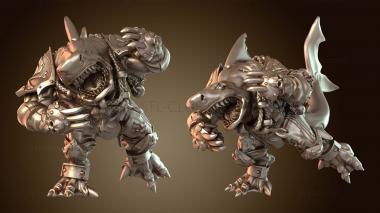 3D модель Акула-ящерица saurio primal (STL)