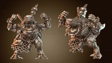 3D модель Shark Lizard saurio sharkw (STL)