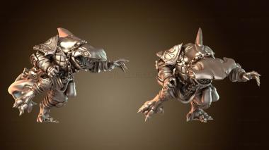 3D модель Акула-ящерица (STL)