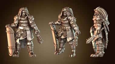 3D модель Она несет ветеранов свирепых (STL)