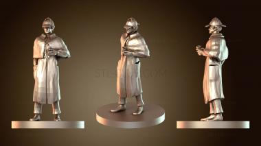 3D модель Шерлок NPC в шляпе (STL)