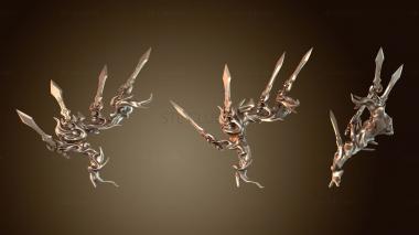 3D модель Осадные мечи Нирлум Иривил (STL)