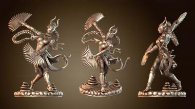 3D модель Молчаливые сестры-суккубы-гейши соблазнительны (STL)