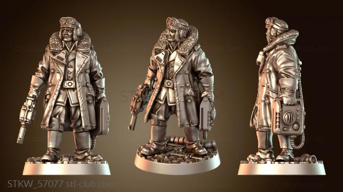 Military Пилот скайфлита, пилот скайфлита, стоящий