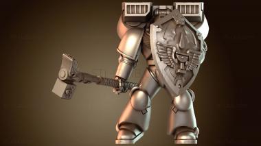 3D модель Наплечник ангела Smoosh Officer Angelic Descent (STL)