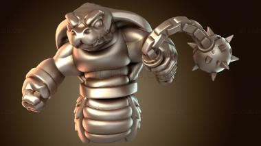 3D модель Дикие змеелюди (STL)
