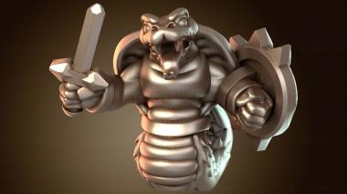 3D модель Ядовитые змеелюди (STL)