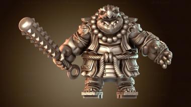 3D модель Щелкающая Черепаха в броне (STL)