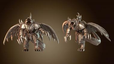 3D модель Собек, тысячный сын, принц демонов Альфарий Крылья (STL)