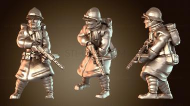 3D модель Храбрый французский солдат (STL)