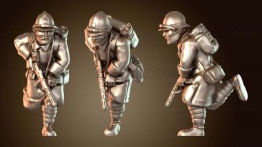 3D модель Французский солдат бесстрашный (STL)