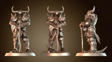 3D модель Французский солдат ревностный (STL)