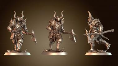 3D модель Вождь Солдат Большого Топора (STL)