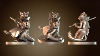 3D модель Волшебники Кошачий Волшебник Воздуха (STL)