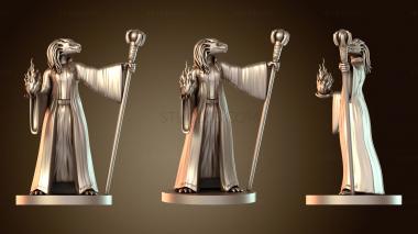 3D модель Волшебники Драконорождённые Женщины-Волшебницы (STL)