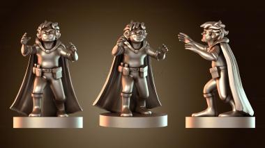 3D модель Колдуны-полурослики-мужчины-колдуны (STL)