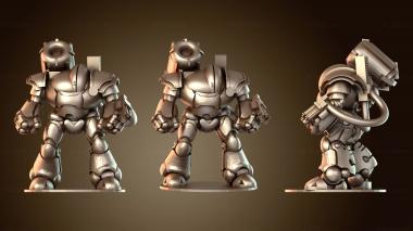 3D модель Сортированная пехота и роботы Танатар колоссальный бот Танатар (STL)