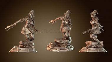 3D модель Soulknife Полуэльф Разбойник Каланар (STL)