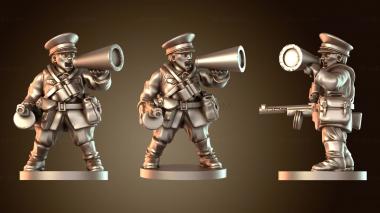 3D модель Советский армейский политический комиссар (STL)