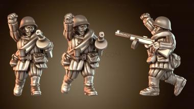 3D модель Советская Армия, сержант А (STL)