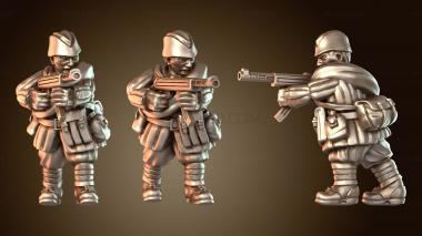 3D модель Советская Армия, сержант С (STL)