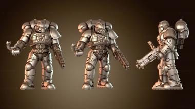 3D модель Космические мальчики в масках на Хэллоуин, альтернатива Reiver (STL)