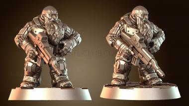 3D модель Космический карлик RIFLMAN лысый вариант (STL)