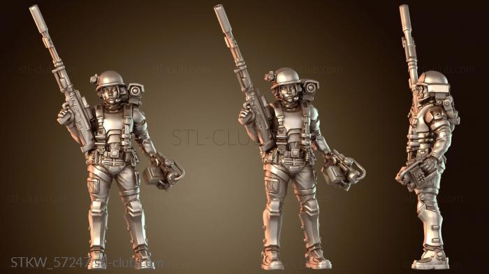 Military Космический десантник Обри Майлз