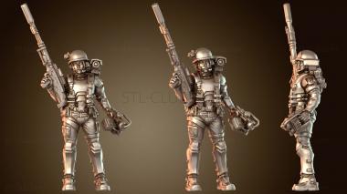 3D модель Космический десантник Обри Майлз (STL)
