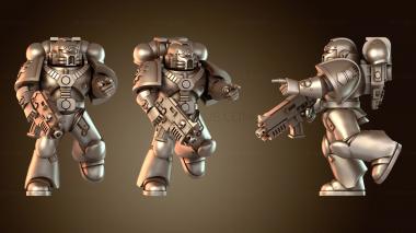 3D модель Космический воин переключает символы Железного сержанта (STL)