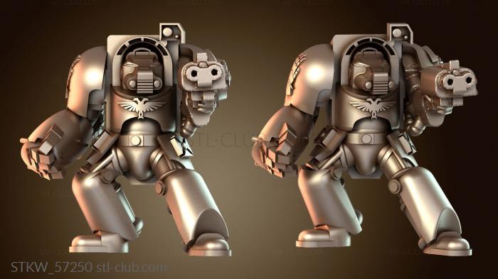 Military Космический воин переключает символы Железного сержанта Терми