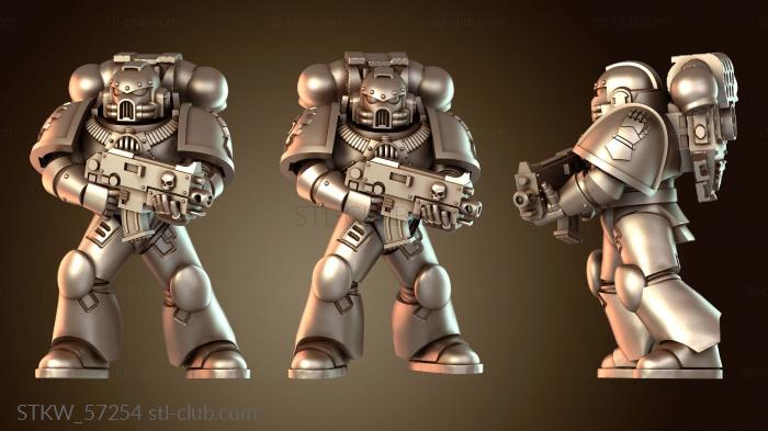 Military Космический воин с улучшенными символами