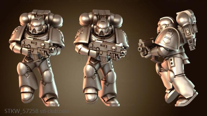 Military Космический воин с патрулем символов