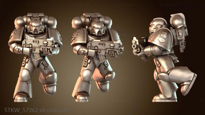 Military Космический воин с символами-часовым