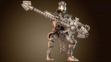 3D модель Космический зомби Личгард восстал (STL)