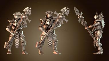 3D модель Космический зомби-личгард в броне (STL)