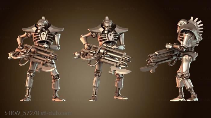 Military Космический зомби Неубиваемый Некрон Бессмертный с бластером