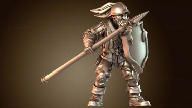 3D модель Копье часового (STL)