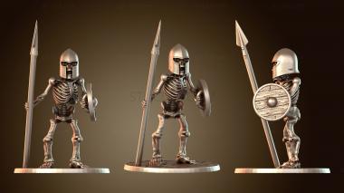 3D модель Копье и щит Скелл Вспиар (STL)