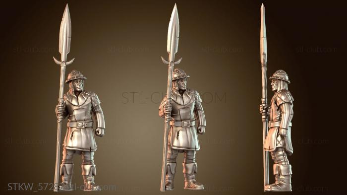 Military Тощий страж копья